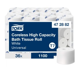 TOILET PAPER TORK ADVANCED 
2-PLY CORELESS 3.66&quot;X4.75&quot; 
1100SHT 36RLS/CS