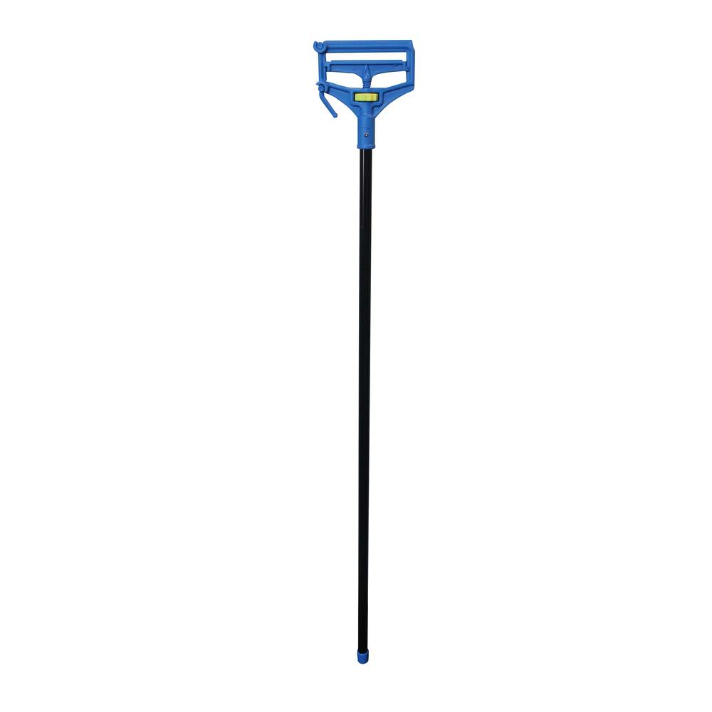 HANDLE MOP F/O PLASTIC 
FIBERGLASS EASY-RELEASE LATCH 
ON THE SIDE OF THE HANDLE