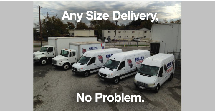 Any size delivery